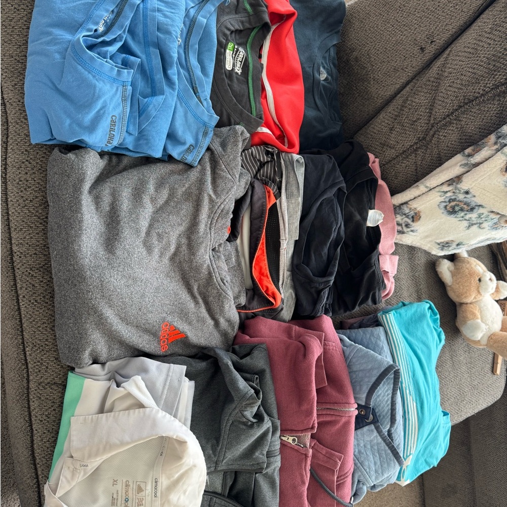 Men’s XL Shirt, Polo, Jacket Lot